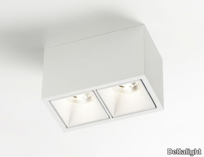 BOXY 2 L - LED rectangular ceiling spotlight _ Deltalight