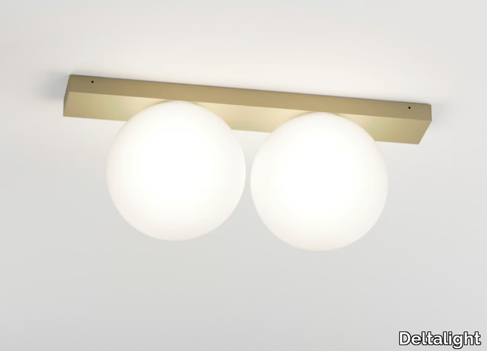 OONO ON 2 - LED metal and glass ceiling lamp _ Deltalight