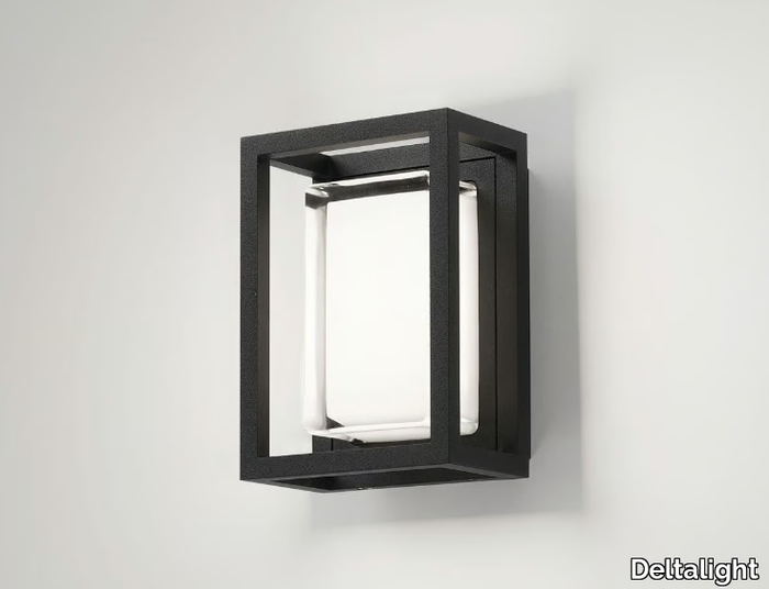 MONTUR MINI M - LED glass and metal outdoor wall lamp _ Deltalight