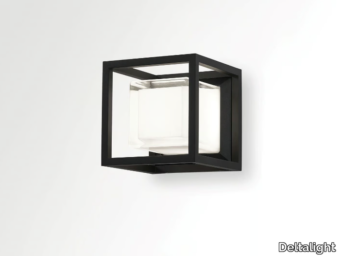 MONTUR S LED - LED opal glass wall light _ Deltalight