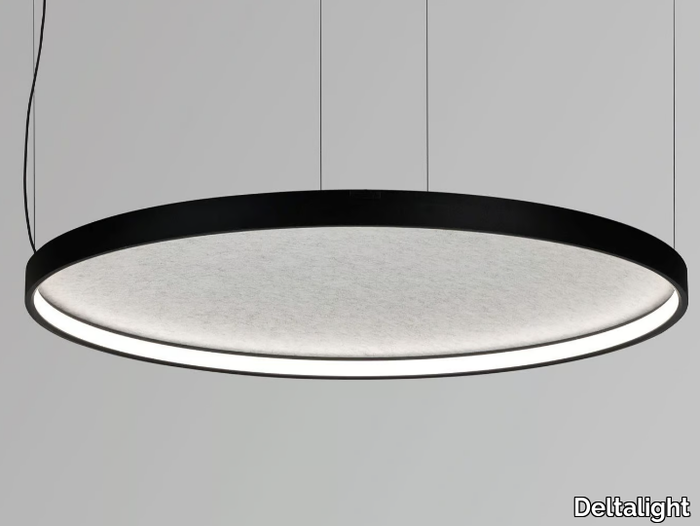 SUPERLOOP PLUS HC SBL - LED metal pendant lamp _ Deltalight