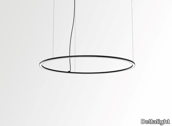 SUPERLOOP SLIM DOWN - LED metal pendant lamp _ Deltalight