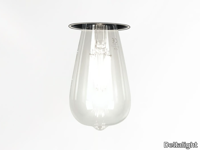 TWENTY-7 TRIMLESS - LED round ceiling glass spotlight _ Deltalight