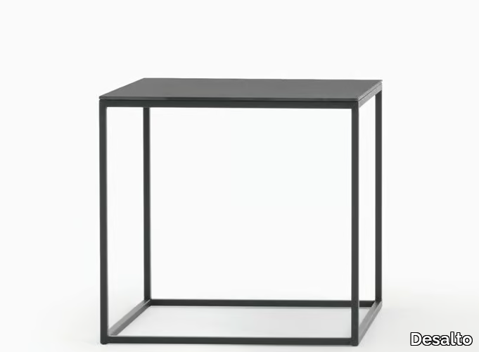 HELSINKI 15 - Square steel garden side table _ Desalto