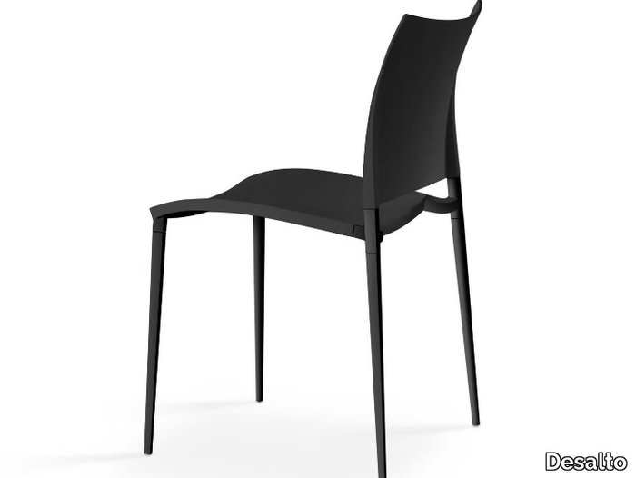 SAND - Stackable polypropylene chair _ Desalto