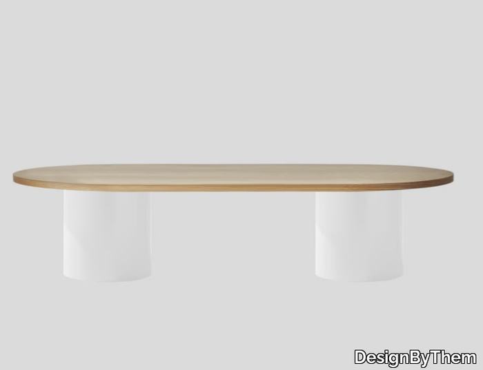 DIAL - Low oval coffee table _ DesignByThem