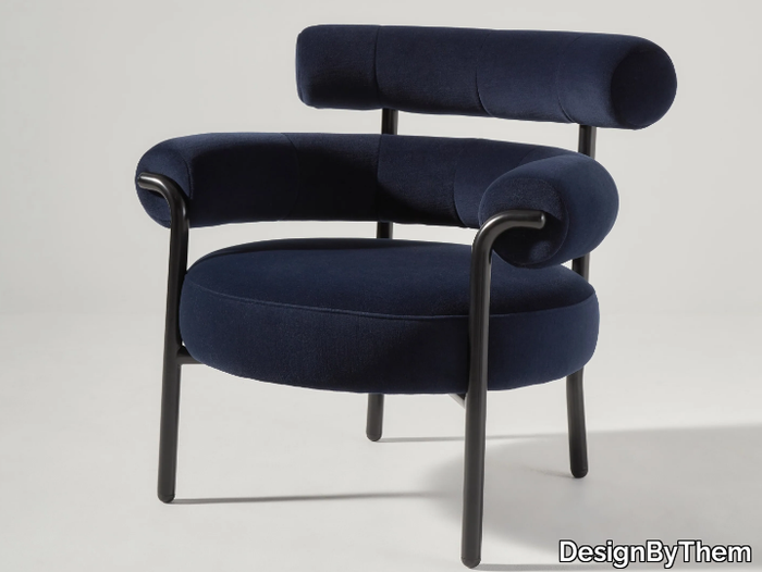 OLIO - Fabric armchair with armrests _ DesignByThem