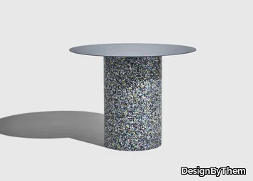 CONFETTI - Round metal table _ DesignByThem