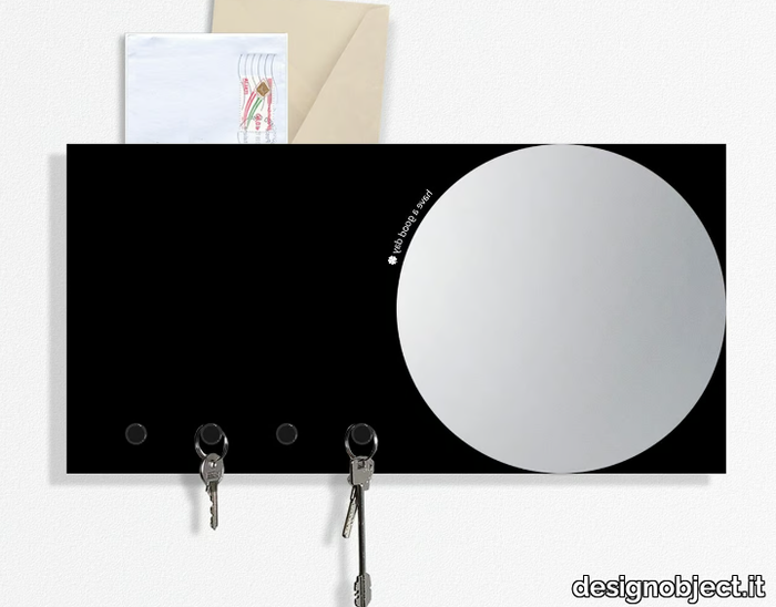 MIRROR&MORE - Magnetic dry erase board with mirror _ designobject.it