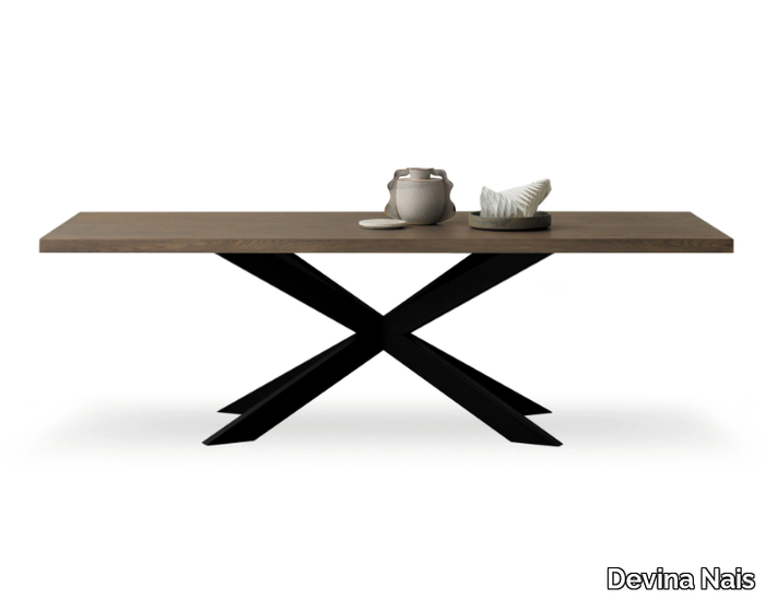 DAKOTA - Rectangular oak table top _ Devina Nais