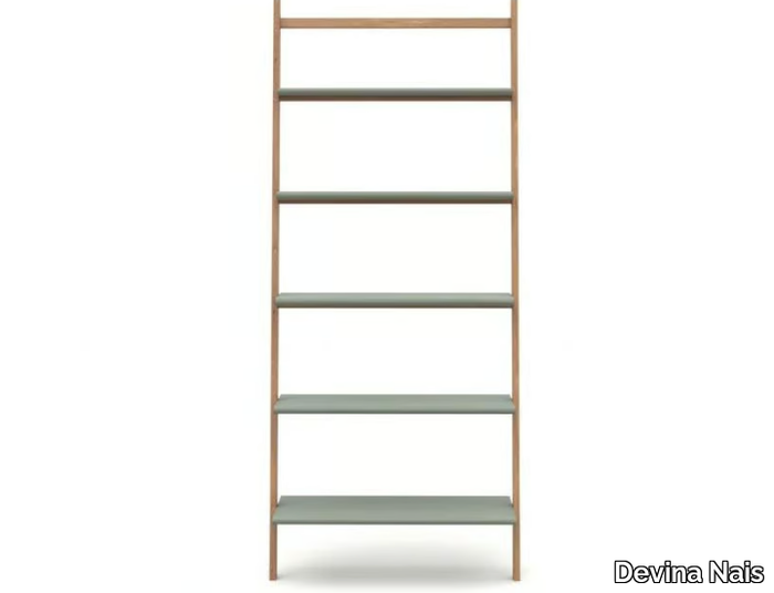 KLASS - Open wall-mounted solid wood bookcase _ Devina Nais