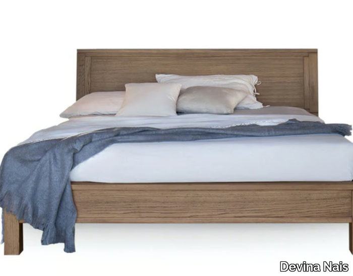 QUADRA - Solid wood double bed _ Devina Nais