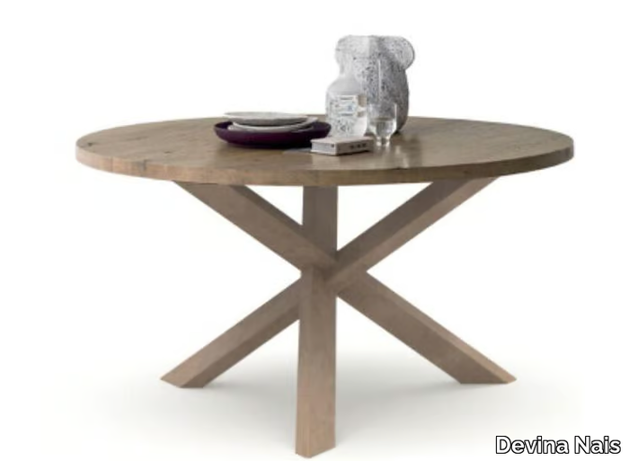 SMART RING - Rectangular oak table top _ Devina Nais