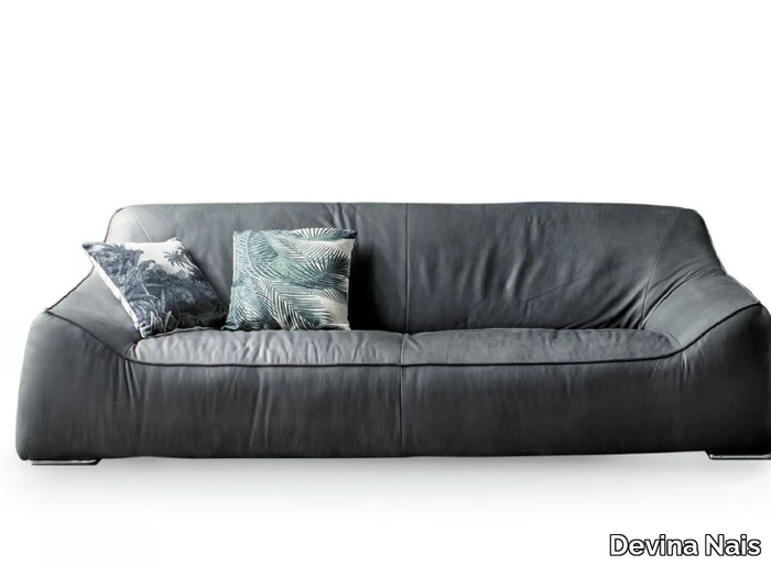 VANCOUVER - 3 seater leather sofa _ Devina Nais