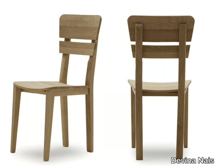 WOOD3 - Solid wood chair open back _ Devina Nais