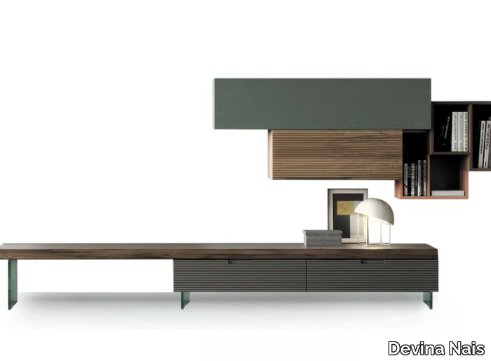 ZERO.16 - Sectional modular solid wood storage wall _ Devina Nais