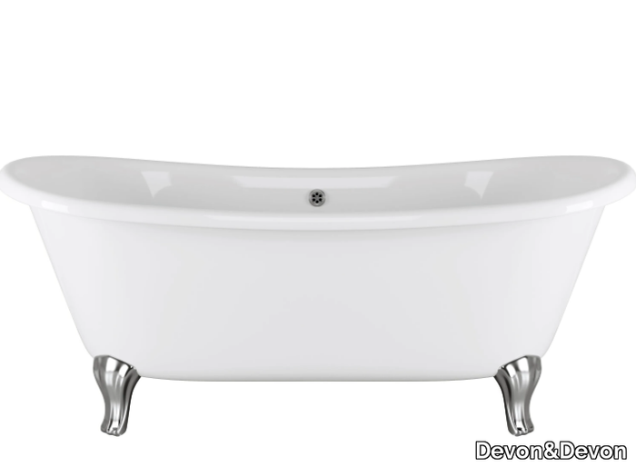 ADMIRAL - Cast iron bathtub on legs _ Devon&Devon