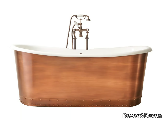 AMBRA - Freestanding cast iron bathtub _ Devon&Devon