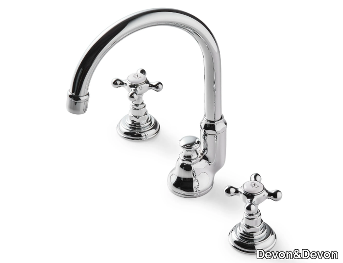 AUSTIN - 3 hole countertop washbasin tap _ Devon&Devon