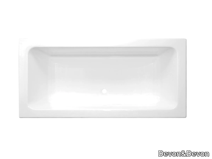 BATTERSEA - Rectangular built-in bathtub _ Devon&Devon