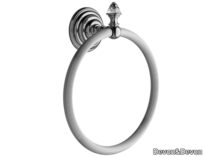 DIAMOND - Brass towel ring _ Devon&Devon