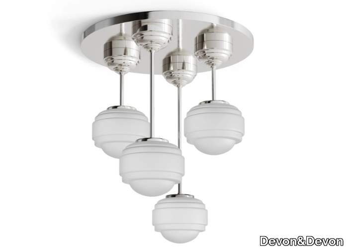 ALLURE - Satin glass ceiling lamp _ Devon&Devon