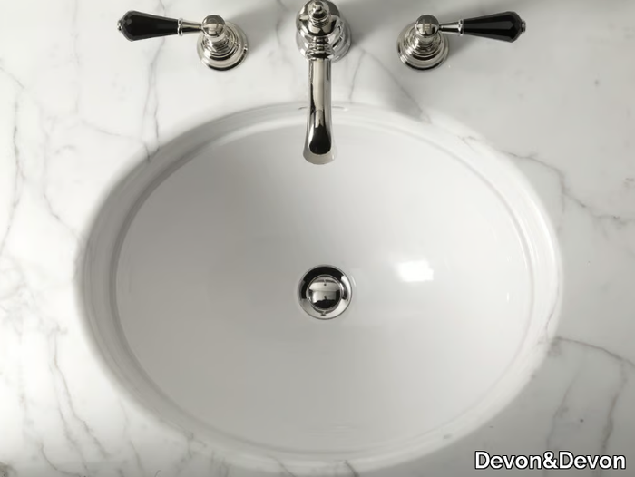 ROSE - Undermount oval washbasin _ Devon&Devon