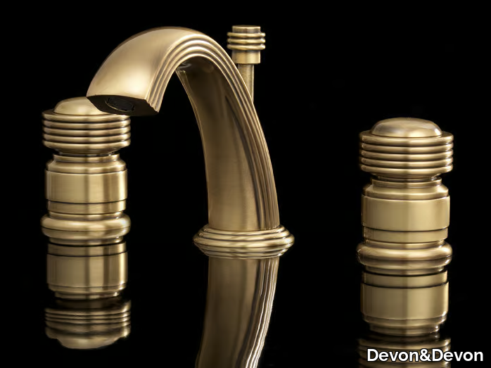 ROYAL - 3 hole countertop washbasin mixer _ Devon&Devon