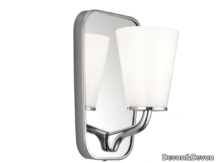 TWINKLE - Satin glass wall lamp for bathroom _ Devon&Devon