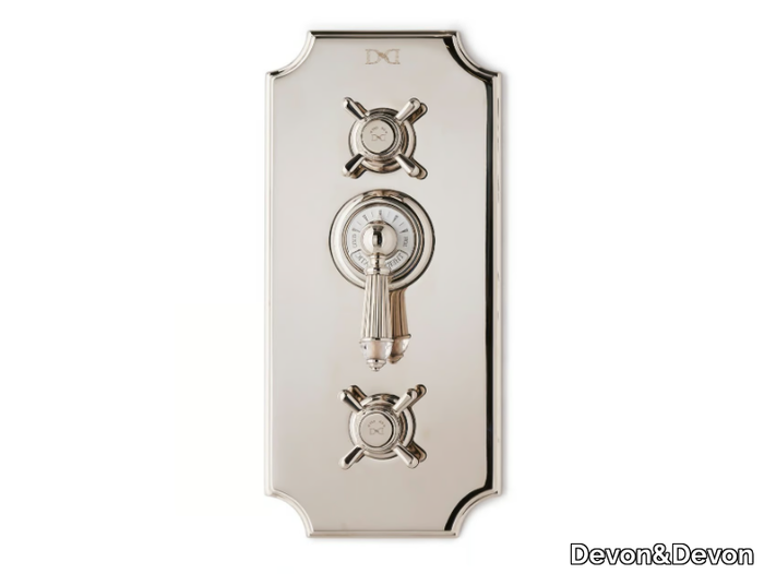 DIAMOND - Recessed thermostatic brass shower mixer _ Devon&Devon