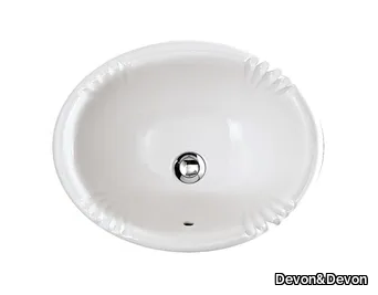 VICTORIAN - Undermount oval washbasin _ Devon&Devon