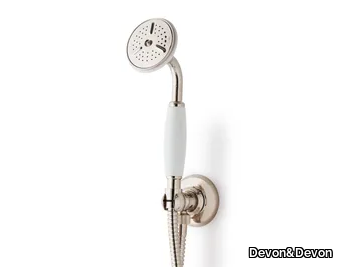 Handshower - Wall-mounted brass handshower with bracket _ Devon&Devon