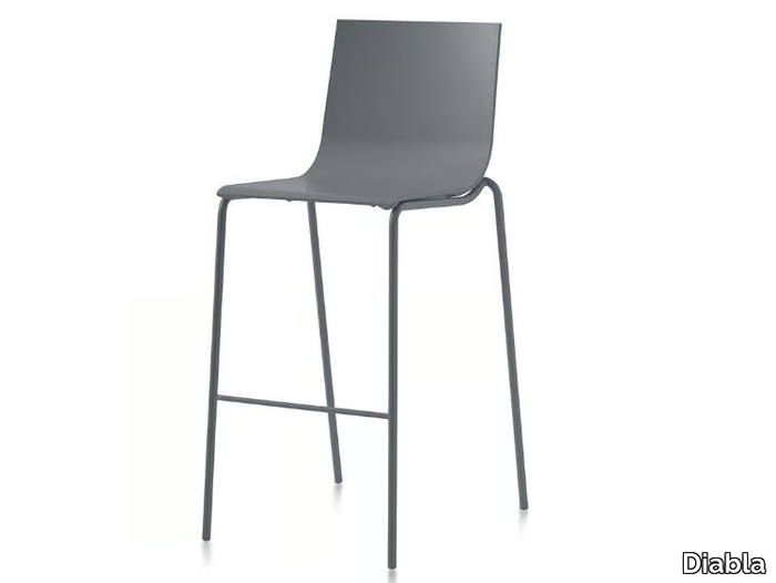 VENT - High garden stool with footrest _ Diabla