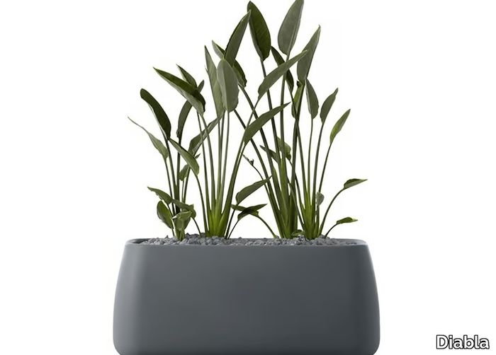 GOBI 5 - Rectangular planter _ Diabla