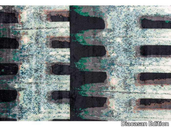 SOLAR COMB - Rectangular handmade rug _ Diacasan Edition