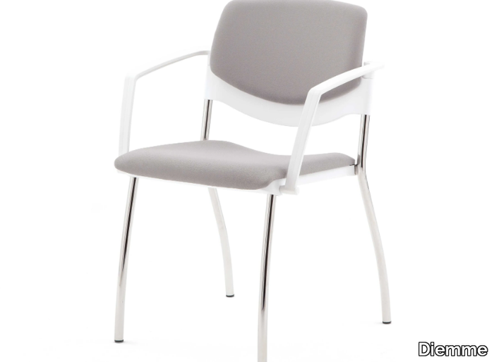 SUNNY NEW - Chair with armrests with integrated cushion _ Diemme