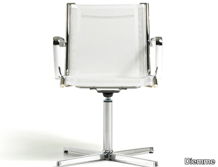 AUCKLAND - Mesh office chair with armrests with 4-Spoke base _ Diemme