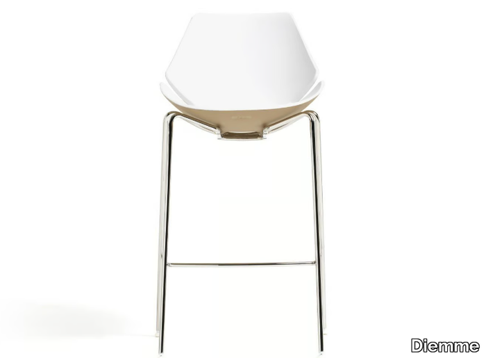 EON - High polyurethane stool with footrest _ Diemme