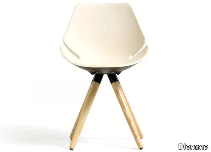 EON - Trestle-based polyurethane reception chair _ Diemme