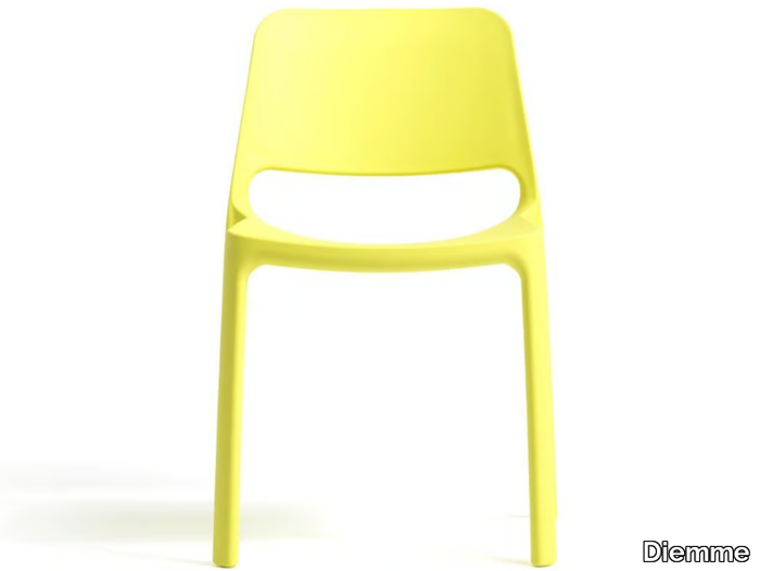 NUKE - Stackable polypropylene garden chair _ Diemme