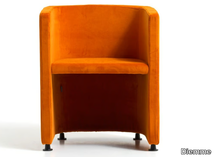 PASS - Fabric reception chair with armrests _ Diemme