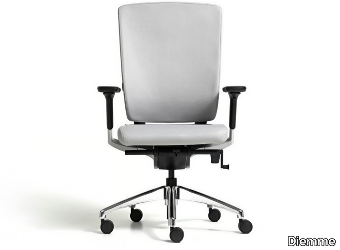 STYLE - Fabric office chair with armrests with 5-Spoke base _ Diemme