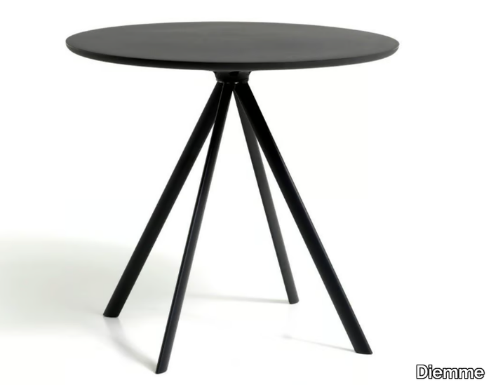 MARGARITA - Round polyethylene garden table _ Diemme