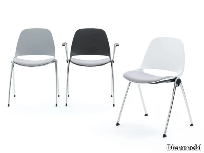 ECLIPSE - Stackable chair _ Diemmebi