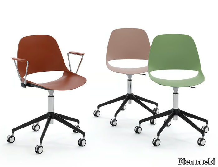 ECLIPSE - Swivel polypropylene office chair _ Diemmebi