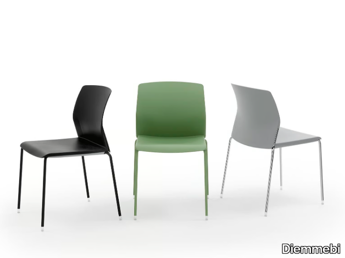 LIBRA PLASTIC - Stackable plastic chair _ Diemmebi