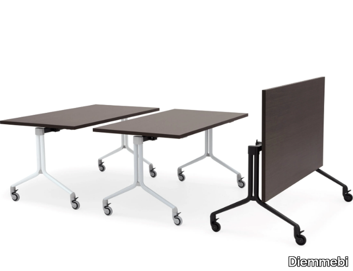 SLIM TABLE - Drop-leaf HPL meeting table _ Diemmebi