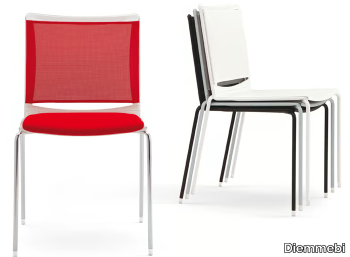 S’MESH SOFT - Chair 4 legs _ Diemmebi