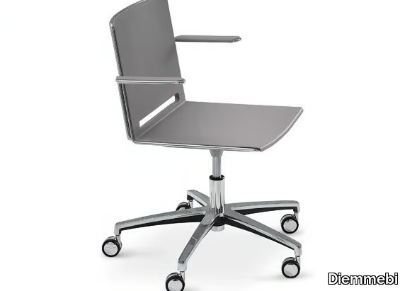 LAFILÒ TASK - Polypropylene office chair with armrests _ Diemmebi