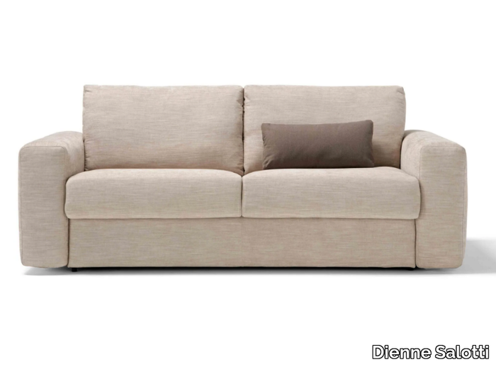 NUVOLA - 2 seater fabric sofa bed with removable cover _ Dienne Salotti